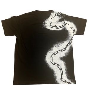 Louis Vuitton Spray Chain T-Shirt in Black, Men's